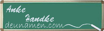 Anke Handke Visitenkarte